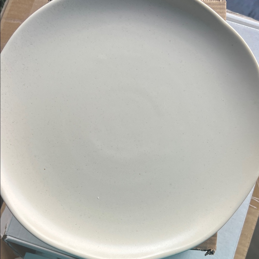 OAK Cream Dinner Plate